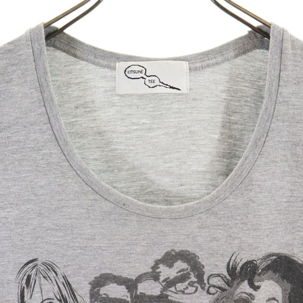 キツネ 半袖 Tシャツ M グレー KITSUNE メンズ