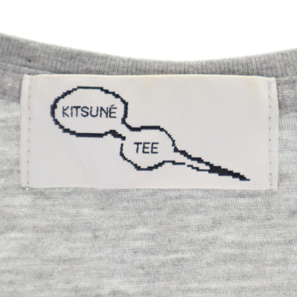 キツネ 半袖 Tシャツ M グレー KITSUNE メンズ