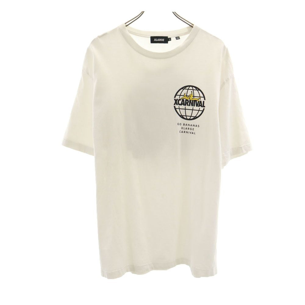 XLARGE エクストララージ バックプリント 半袖 Tシャツ XL ホワイト メンズ
