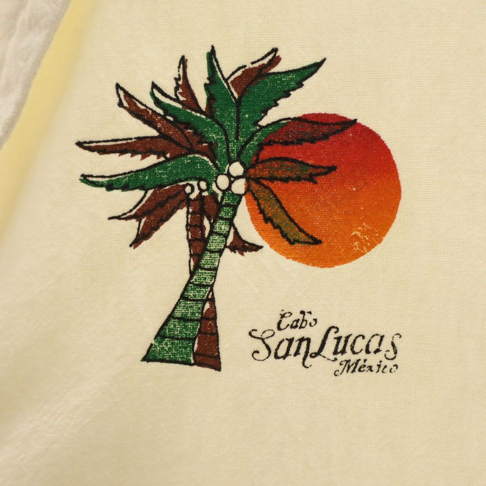 MIRO オールド 半袖 スキッパー シャツ XL ベージュ系 プルオーバー メンズ