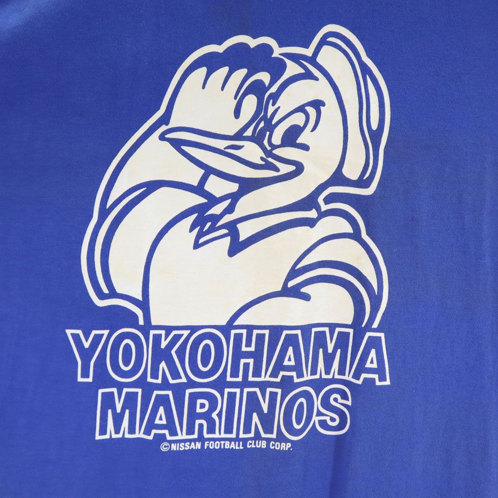 J.LEAGUE ジェイリーグ プリント サッカー 半袖 Tシャツ M ブルー メンズ