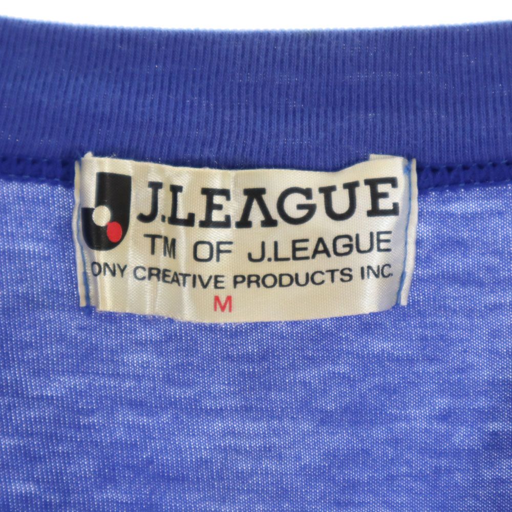 J.LEAGUE ジェイリーグ プリント サッカー 半袖 Tシャツ M ブルー メンズ