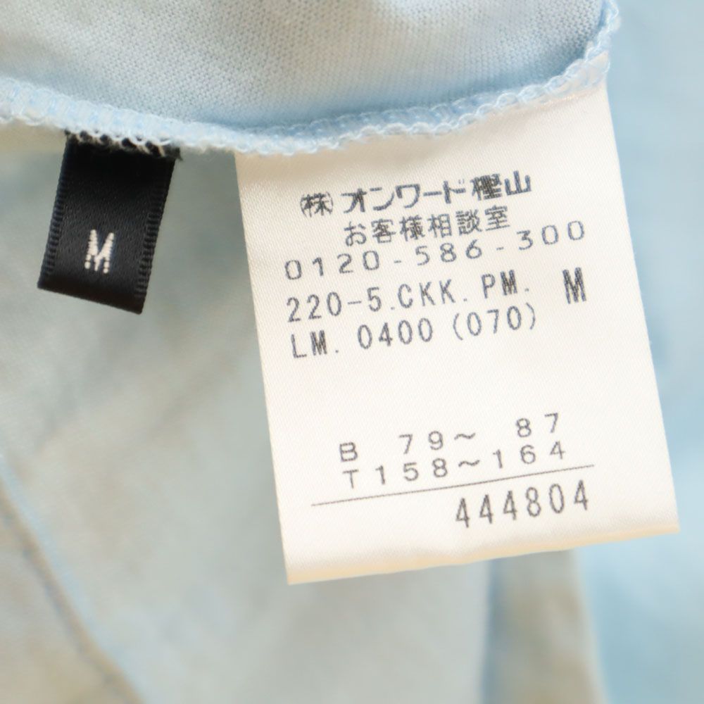 Paul Smith BLACK ポールスミスブラック 半袖 フレンチ袖 Tシャツ M ブルー レディース