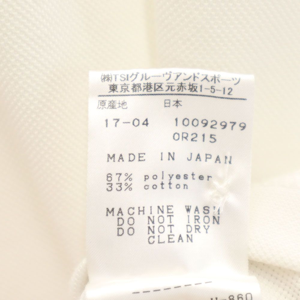 PEARLY GATES パーリーゲイツ 日本製 ゴルフ 半袖 ポロシャツ 白 鹿の子地 レディース