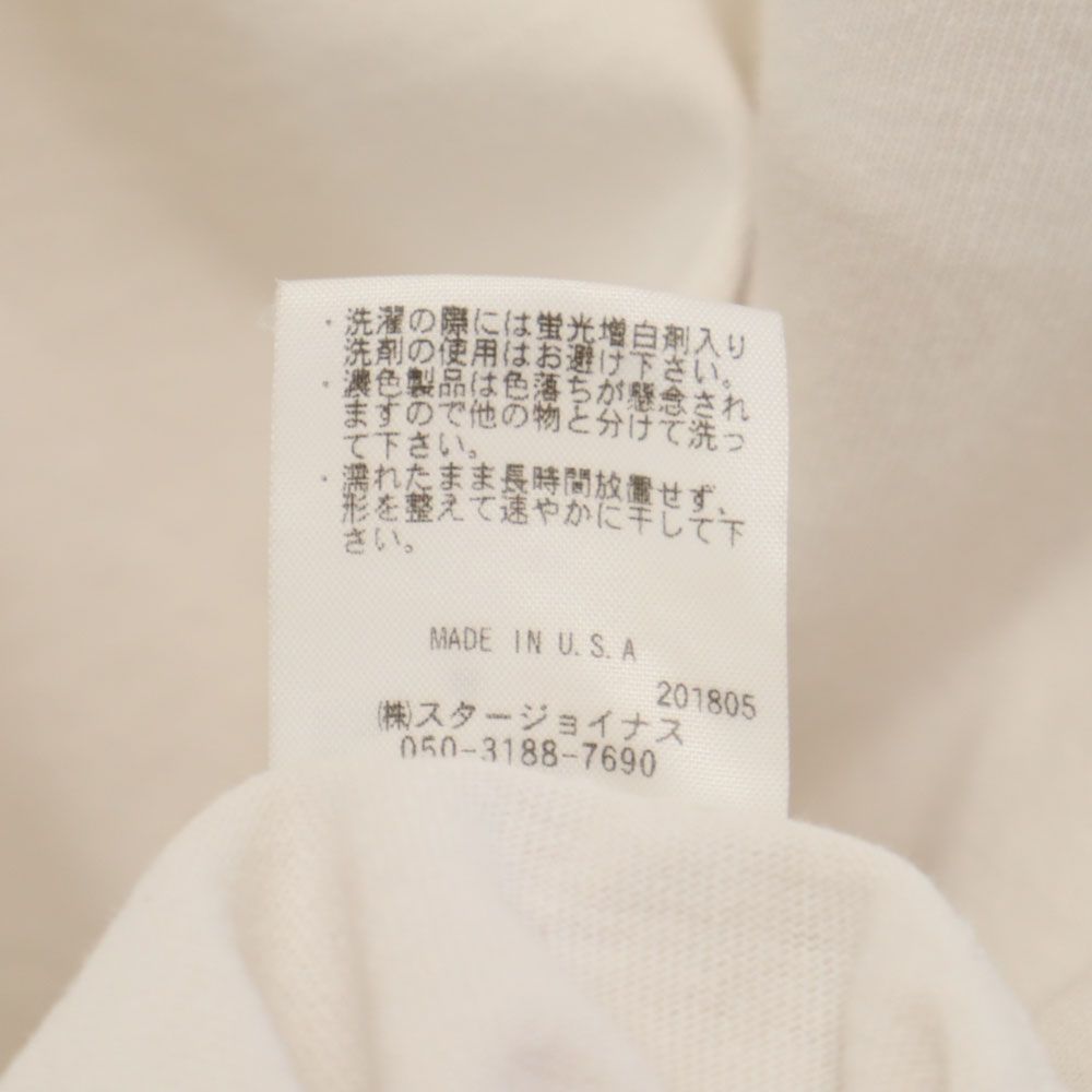 UNDEFEATED アンディフィーテッド USA製 プリント 半袖 Tシャツ L ホワイト メンズ