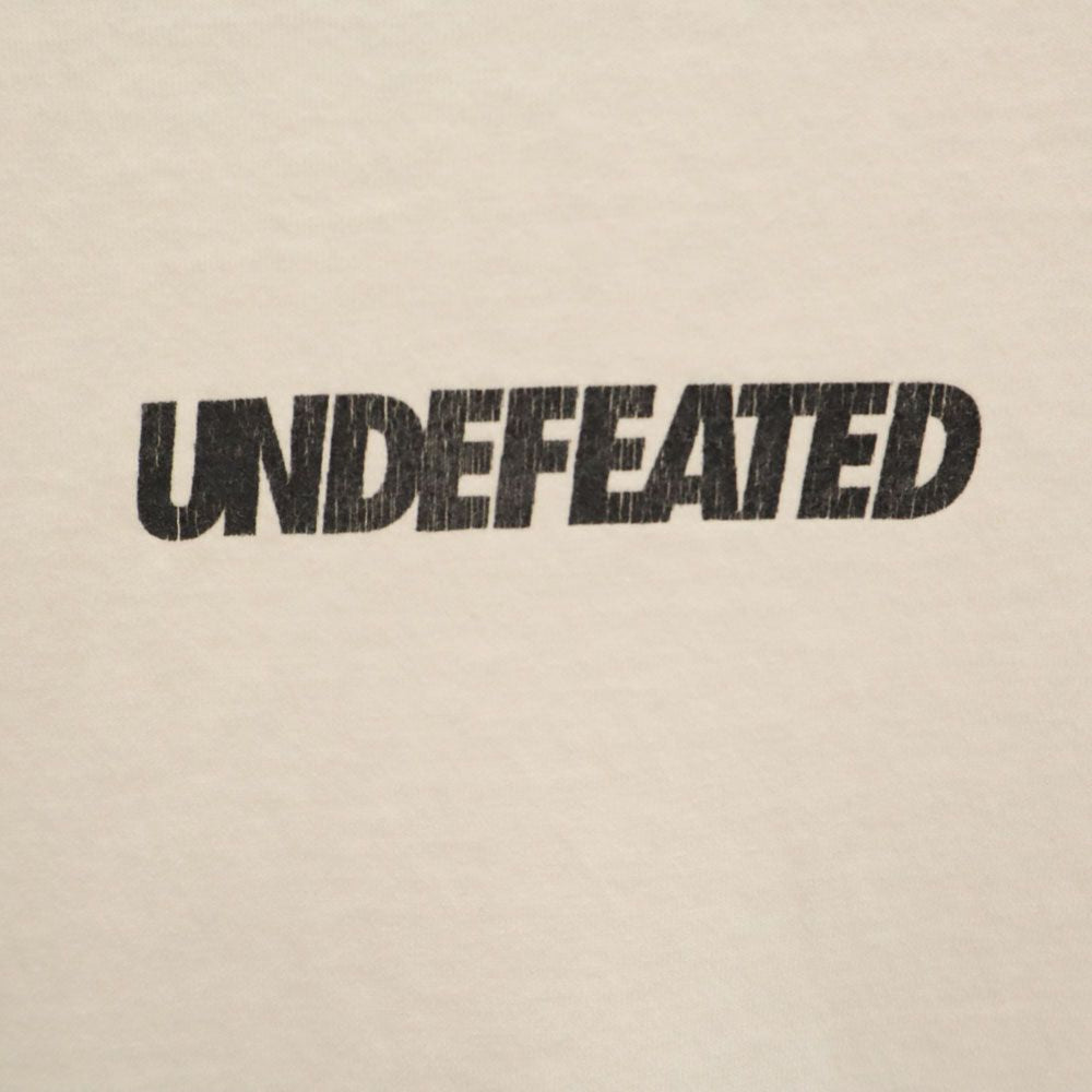 UNDEFEATED アンディフィーテッド USA製 プリント 半袖 Tシャツ L ホワイト メンズ