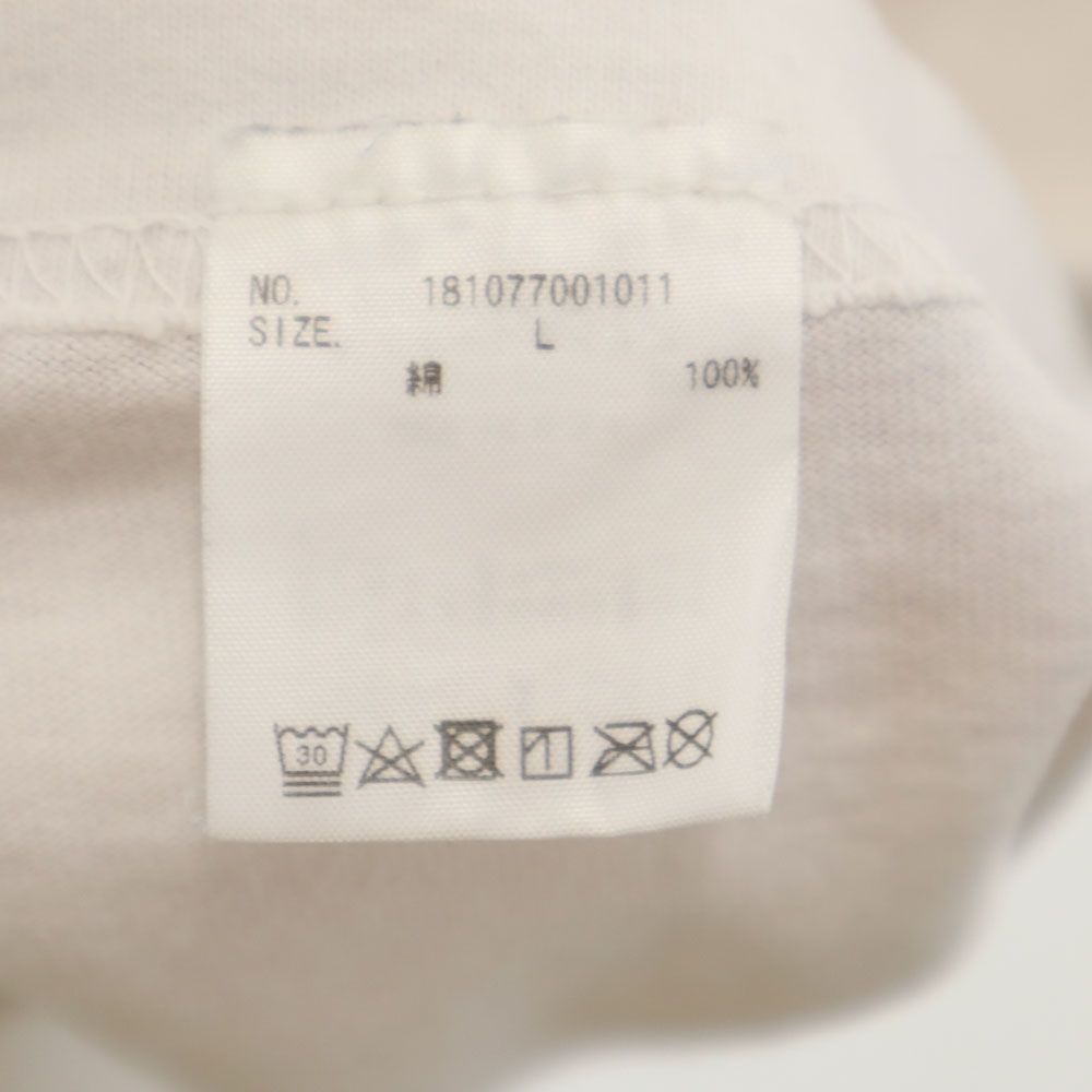 UNDEFEATED アンディフィーテッド USA製 プリント 半袖 Tシャツ L ホワイト メンズ