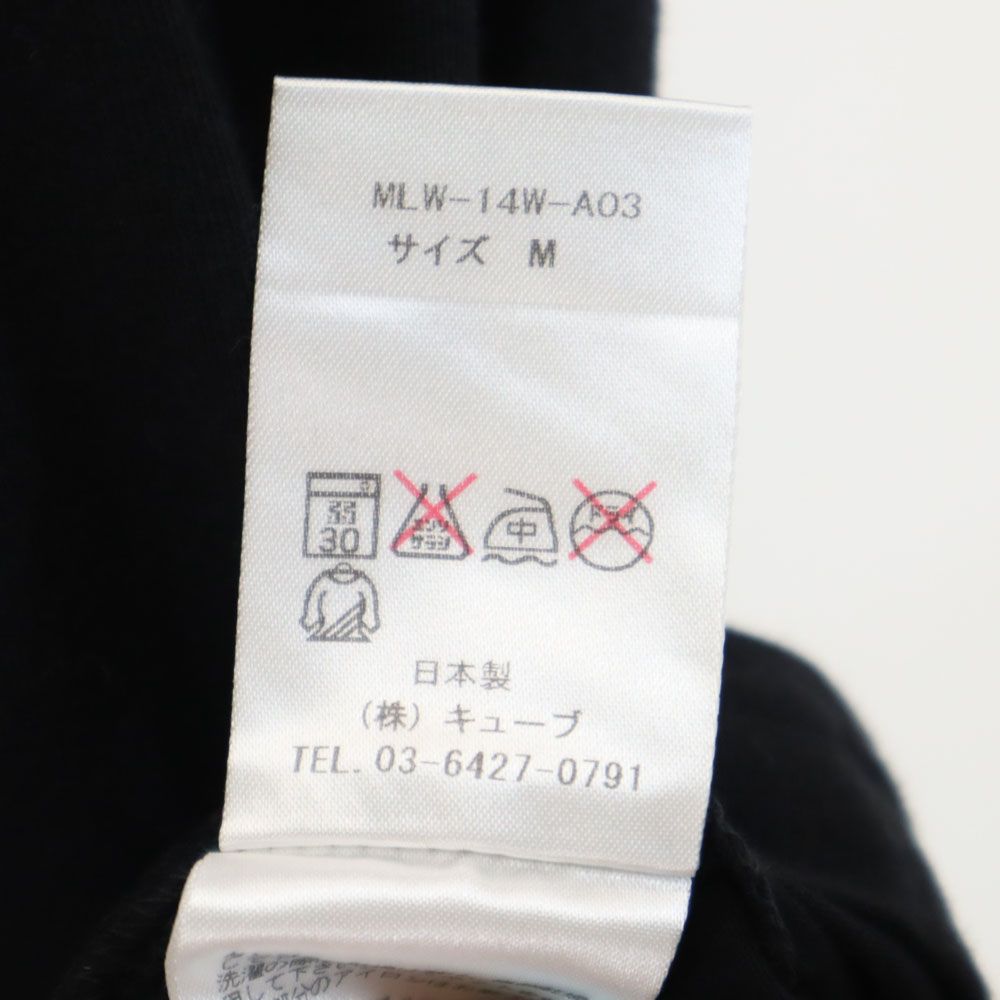 未使用 MARK&LONA マークアンドロナ 日本製 半袖 Tシャツ M ブラック スカル レディース