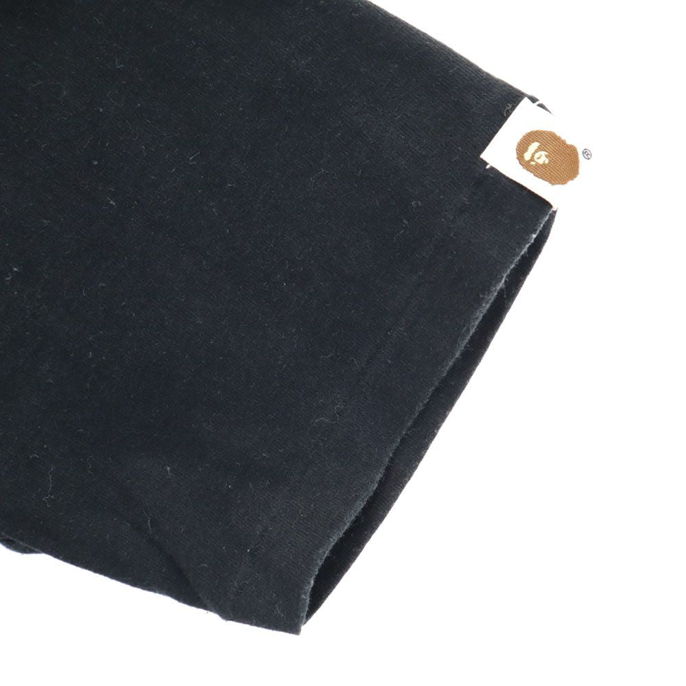 A BATHING APE アベイシングエイプ 日本製 半袖 Tシャツ S ブラック メンズ