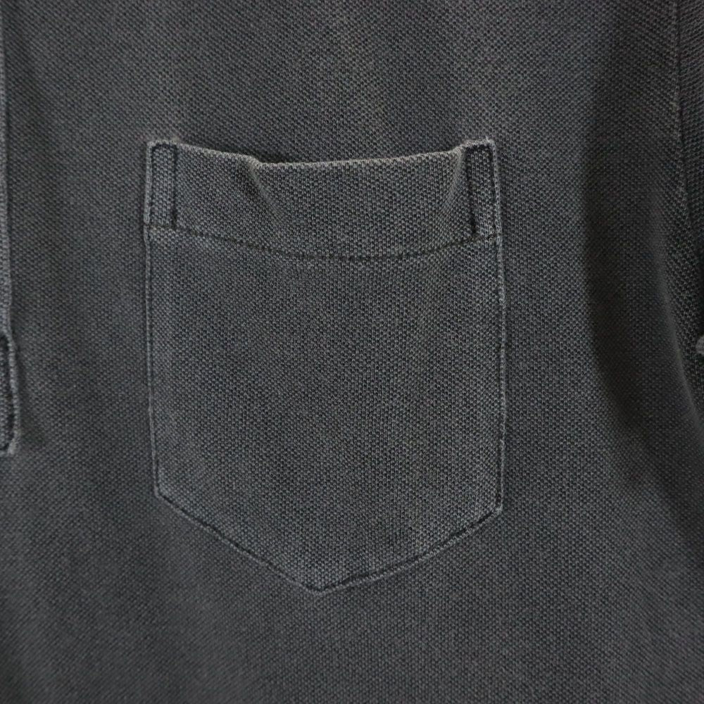 RALPH LAUREN ラルフローレン 半袖 ポロシャツ S グレー 鹿の子 メンズ