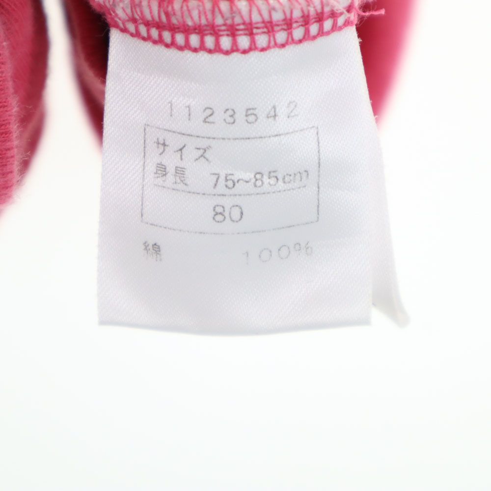 HYSTERIC ヒステリック 日本製 ノースリーブ ワンピース 80 ピンク キッズ