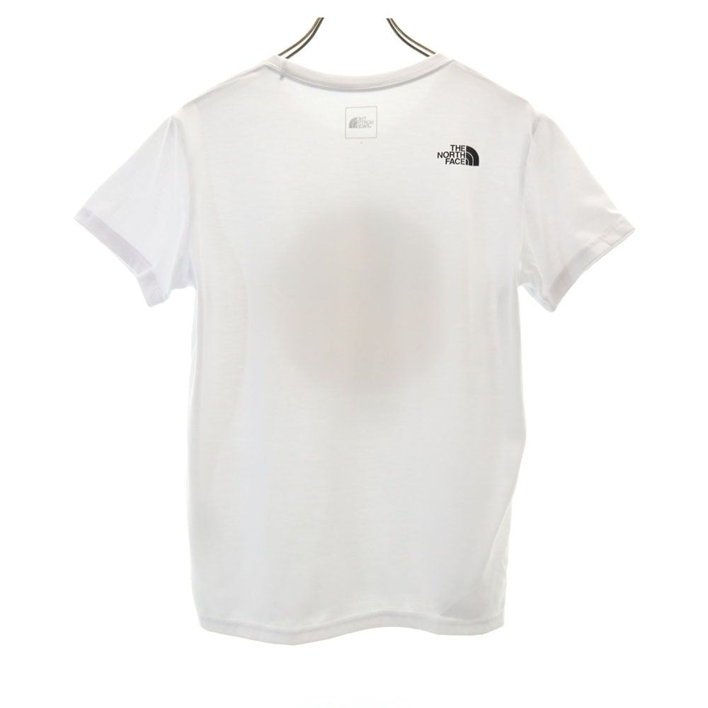 ザノースフェイス NTW32100Y アウトドア プリント 半袖 Tシャツ L ホワイト THE NORTH FACE レディース