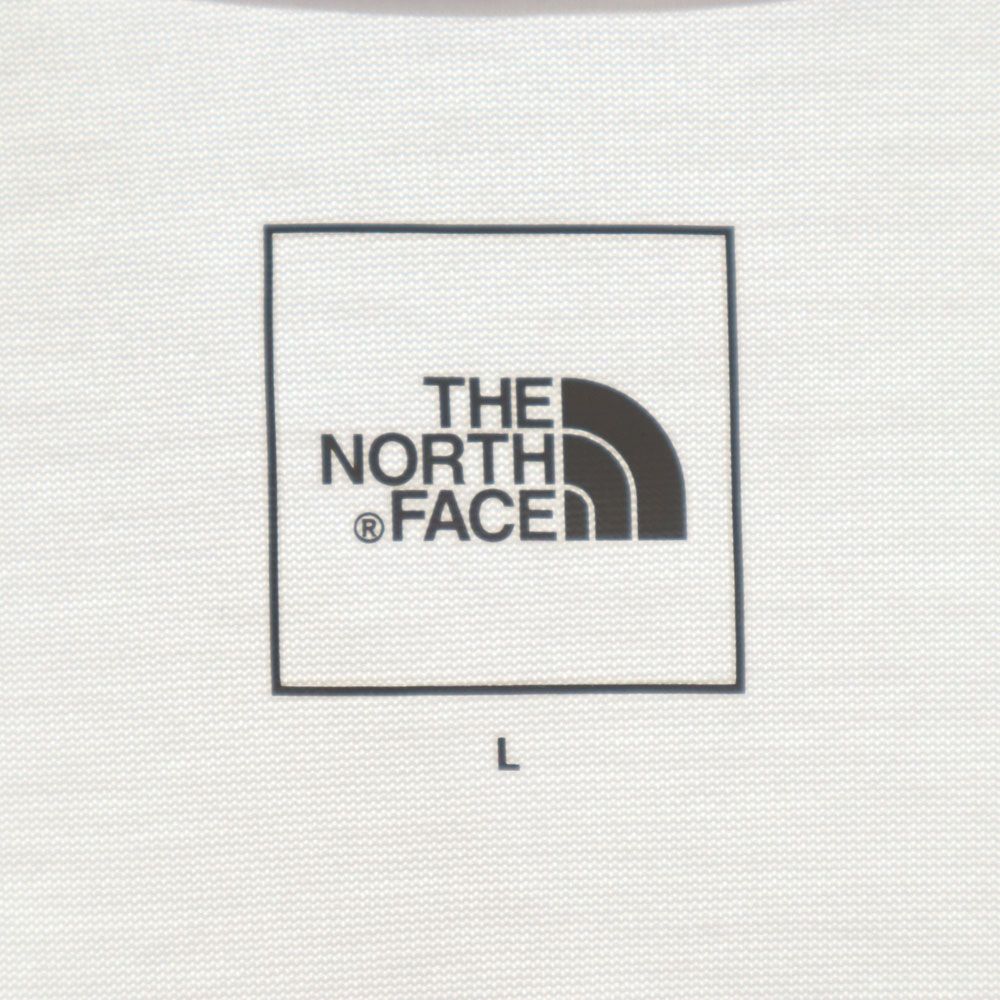 ザノースフェイス NTW32100Y アウトドア プリント 半袖 Tシャツ L ホワイト THE NORTH FACE レディース