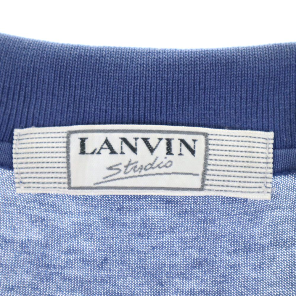 LANVIN STUDIO ランバンスタジオ 半袖 ポロシャツ ネイビー系 メンズ