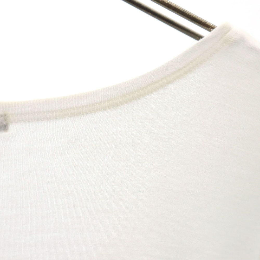 ISSEY MIYAKE イッセイミヤケ 日本製 半袖 ワンピース 2 ホワイト レディース