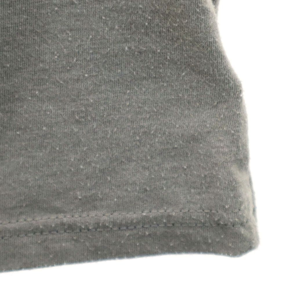 THE NORTH FACE ザノースフェイス アウトドア プリント 半袖 Tシャツ M 10/12 グレー キッズ