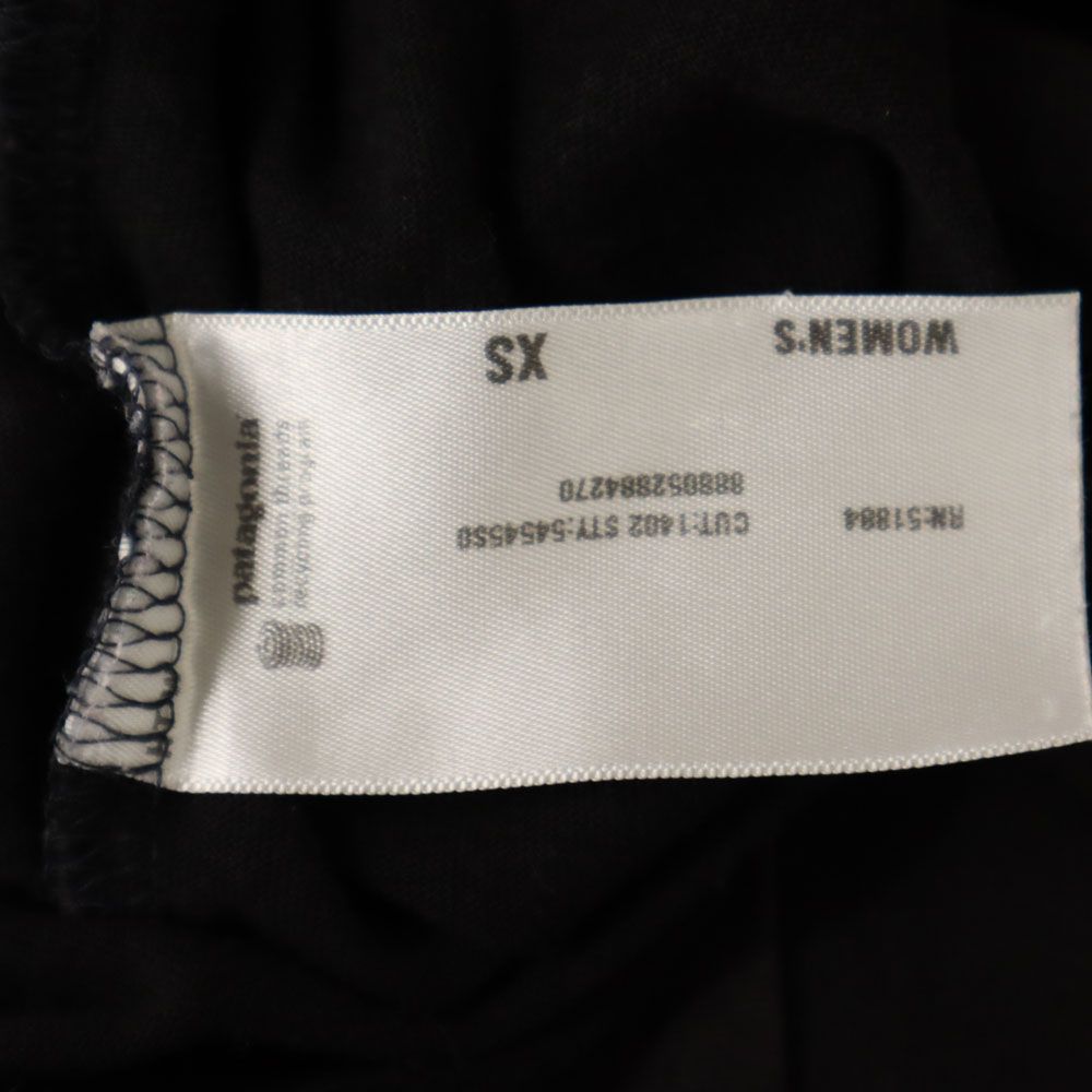 patagonia パタゴニア STY54545SO アウトドア ノースリーブ カットソー XS ブラック レディース