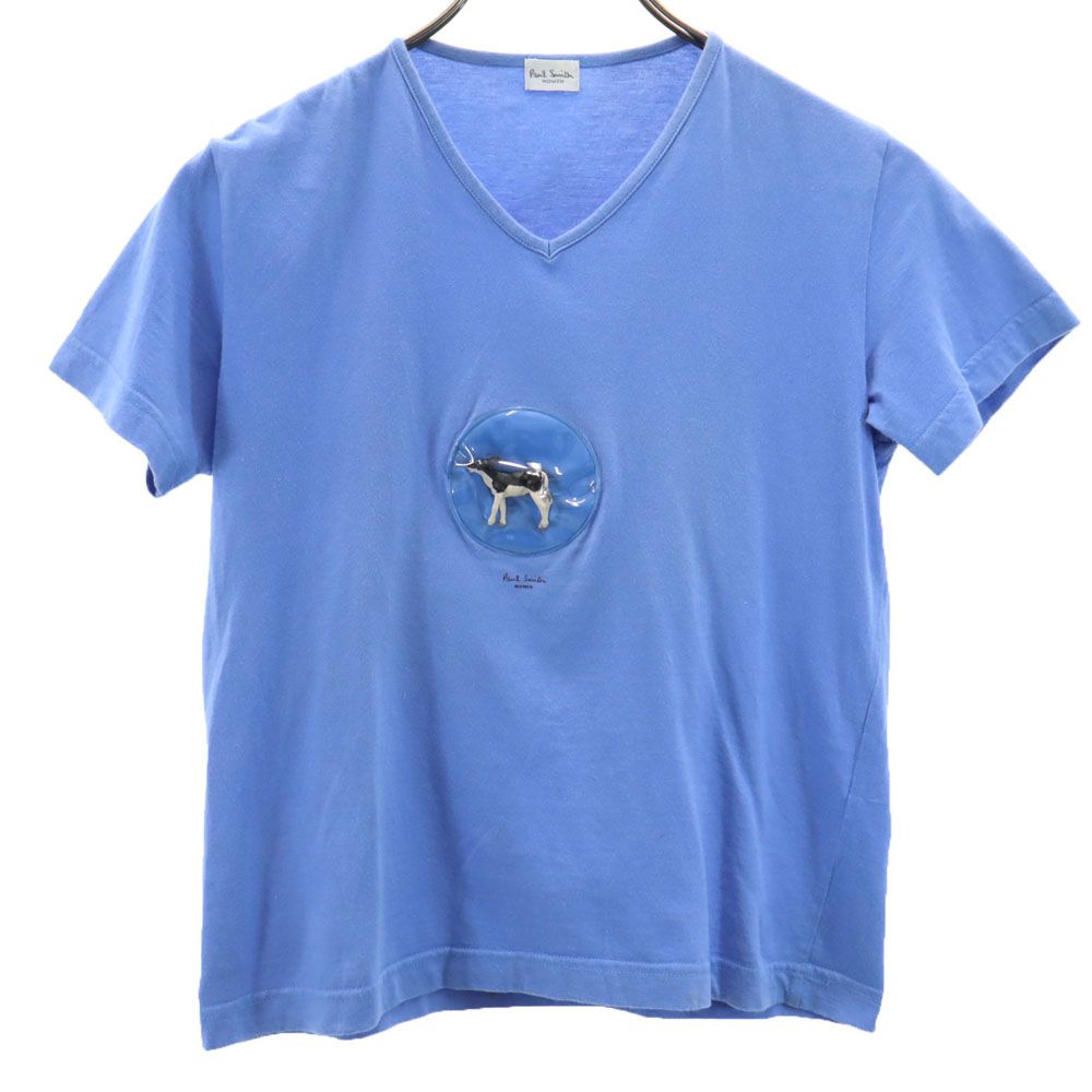 Paul Smith ポールスミス ウーマン 半袖 Tシャツ M ブルー WOMEN レディース