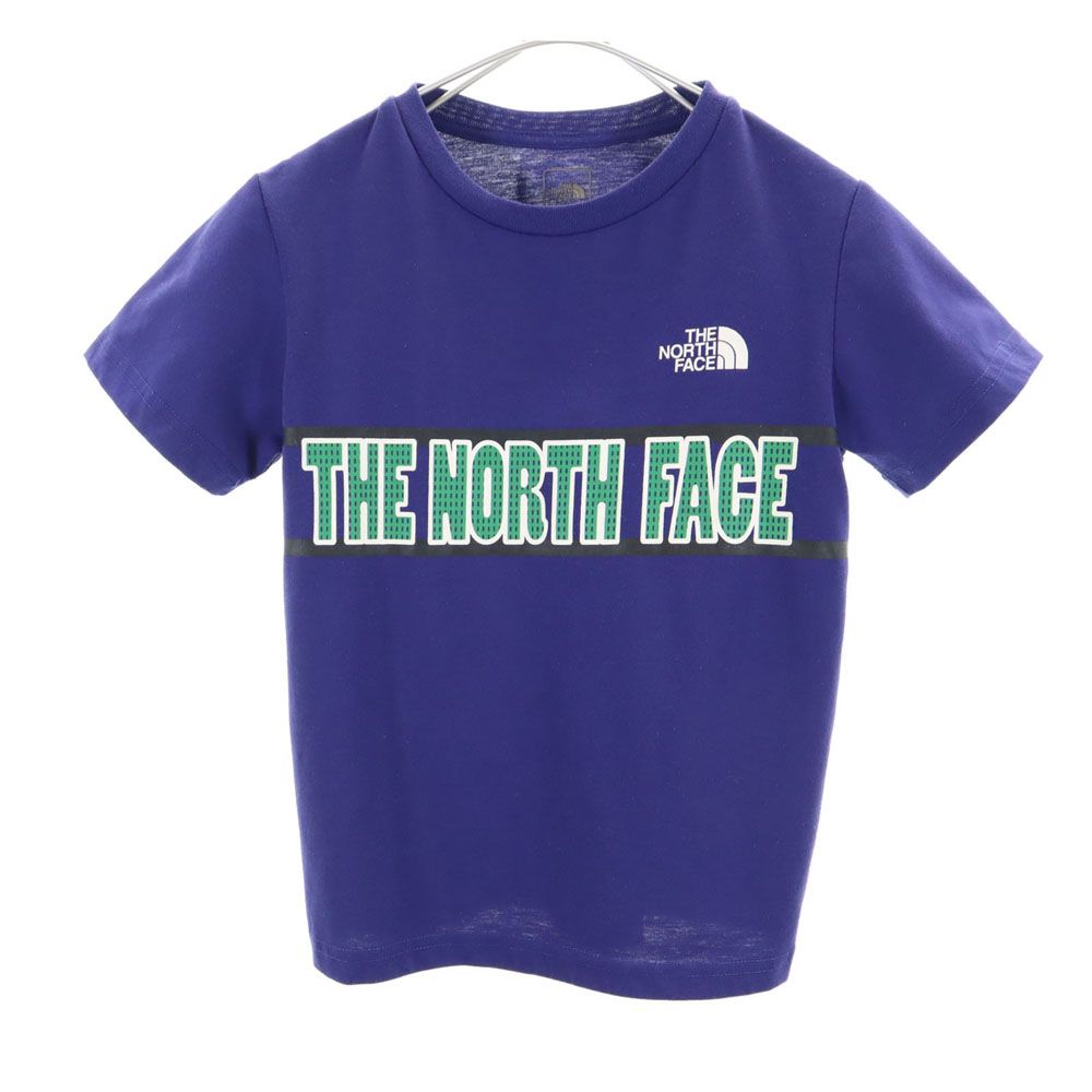 ノースフェイス アウトドア NTJ31929 グラフィックロゴ 半袖 Tシャツ 120 パープル系 THE NORTH FACE Graphic Logo Tee キッズ