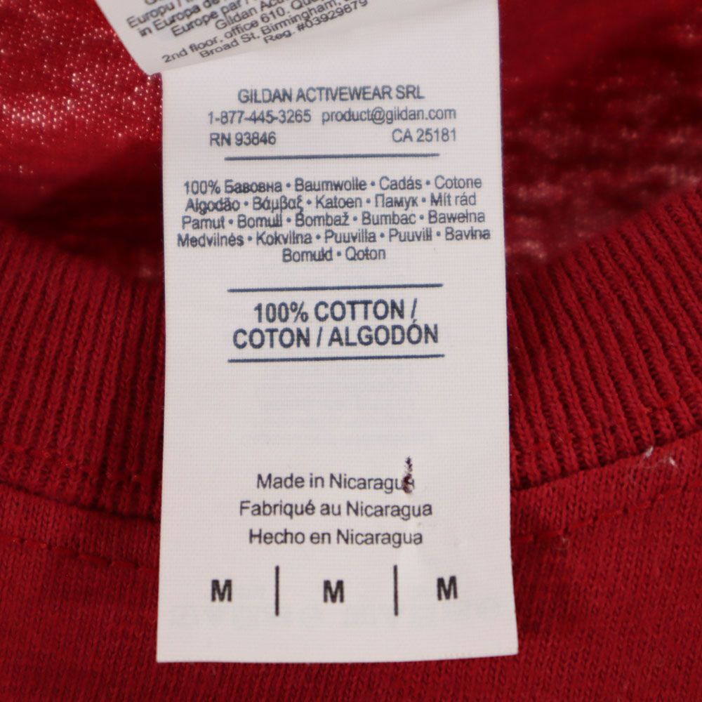 ギルダン 半袖 Tシャツ M レッド GILDAN メンズ