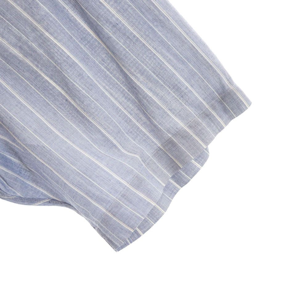 Burberrys バーバリーズ 90s 三陽商会 日本製 オールド ストライプ柄 半袖 シャツ 43 ブルー系 メンズ