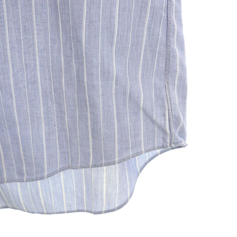 Burberrys バーバリーズ 90s 三陽商会 日本製 オールド ストライプ柄 半袖 シャツ 43 ブルー系 メンズ