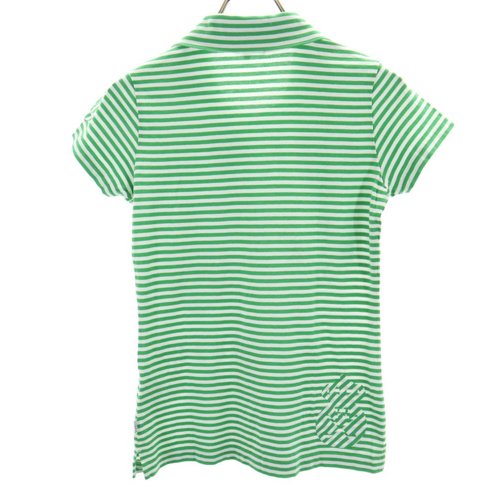 PEARLY GATES パーリーゲイツ 日本製 ゴルフ 半袖 シャツ グリーン系 レディース