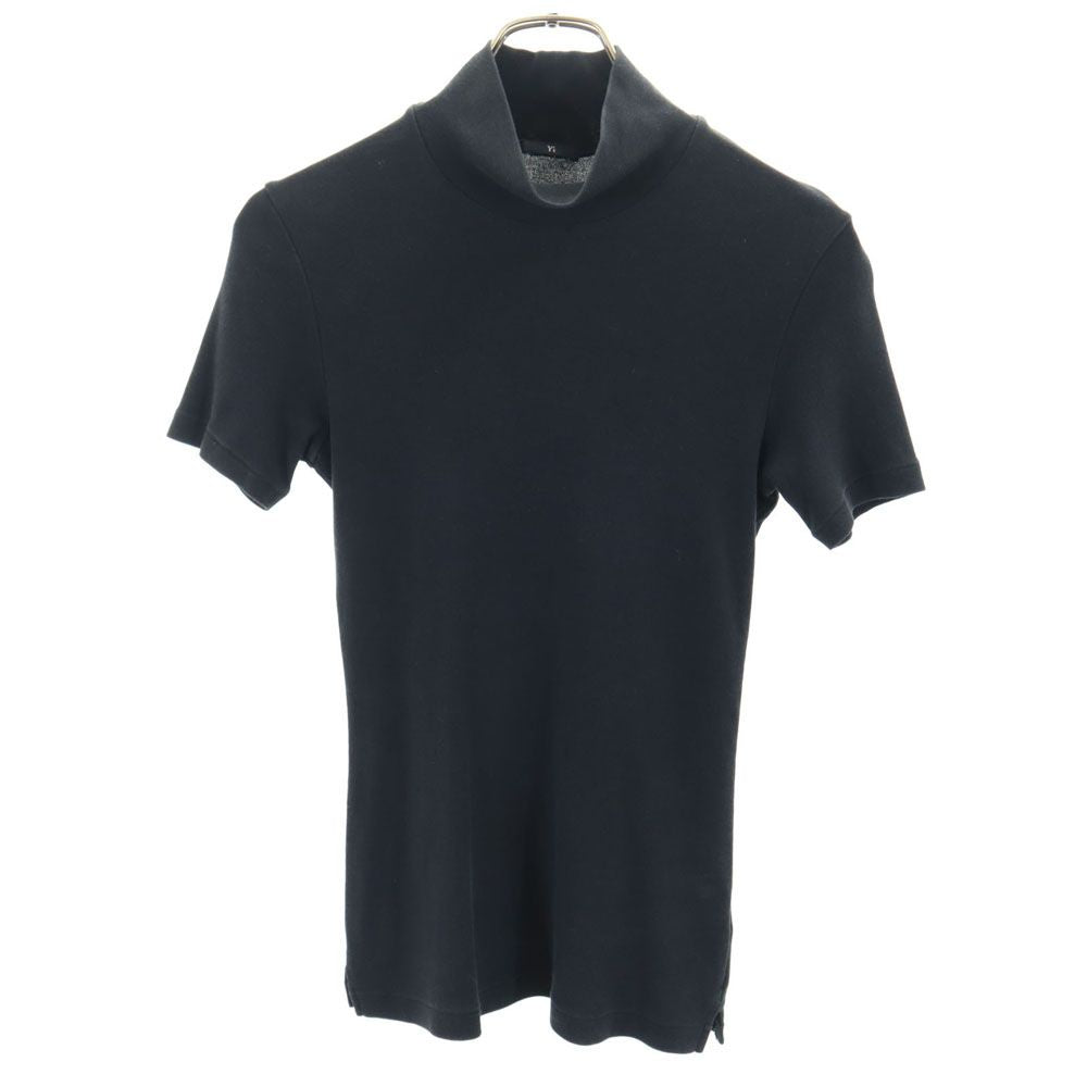 Y's ワイズ 80s ヴィンテージ 半袖 ハイネック Tシャツ ブラック レディース