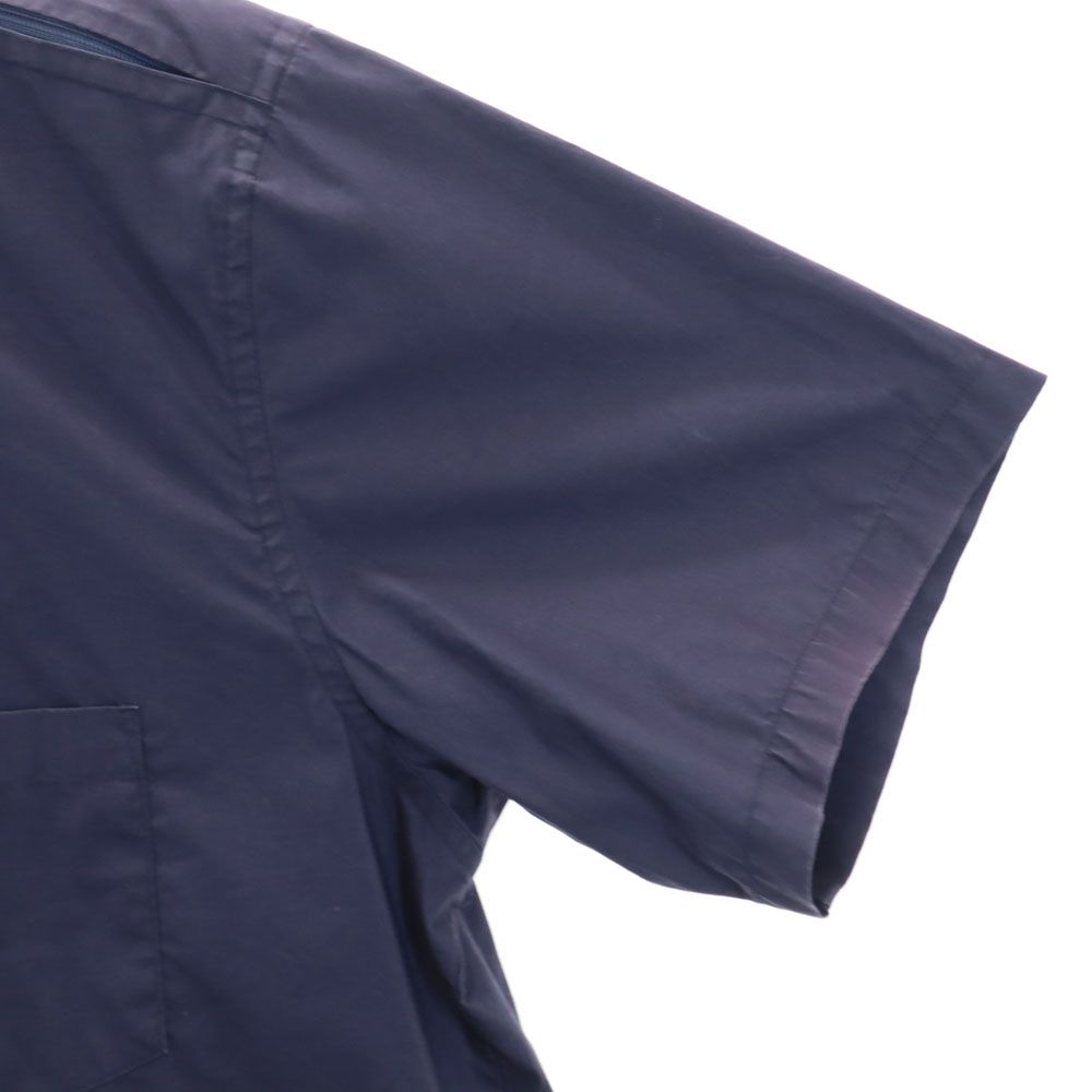 SASQUATCHfabrix. サスクワァッチファブリックス 日本製 半袖 シャツ XL ネイビー プルオーバー メンズ