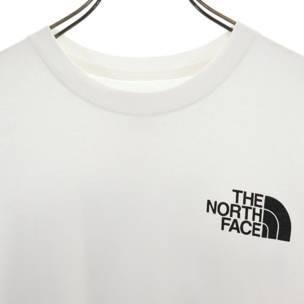 THE NORTH FACE ノースフェイス バックプリント 半袖 Tシャツ S ホワイト系 メンズ