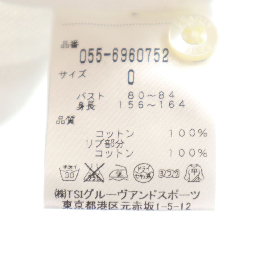 PEARLY GATES パーリーゲイツ 日本製 くまモン 刺繍 ゴルフ 半袖 ポロシャツ ホワイト 鹿の子 レディース