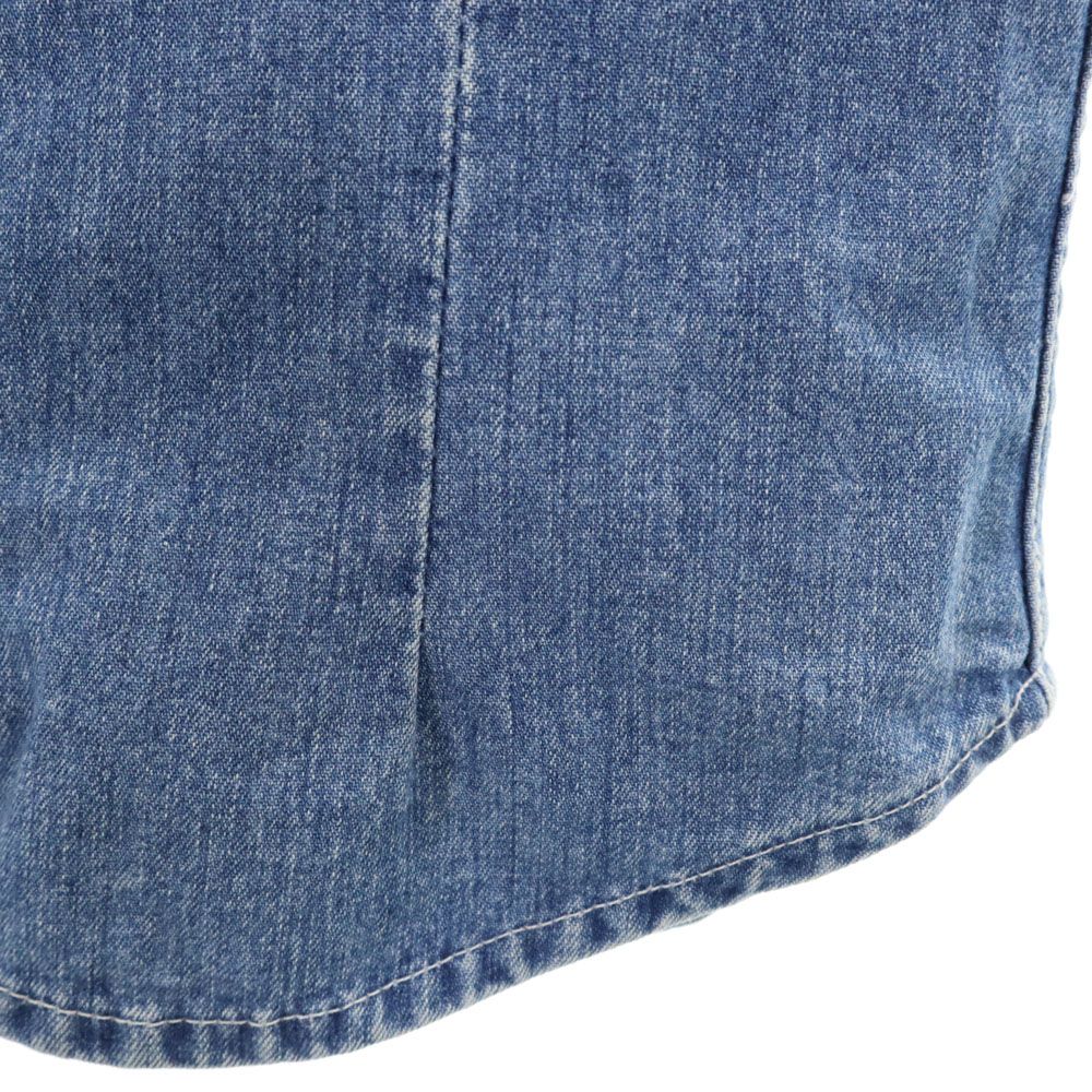 DKNYJEANS ダナキャランジーンズ 90s オールド ノースリーブ ウエスタンヨーク デニム ベスト S インディゴブルー レディース