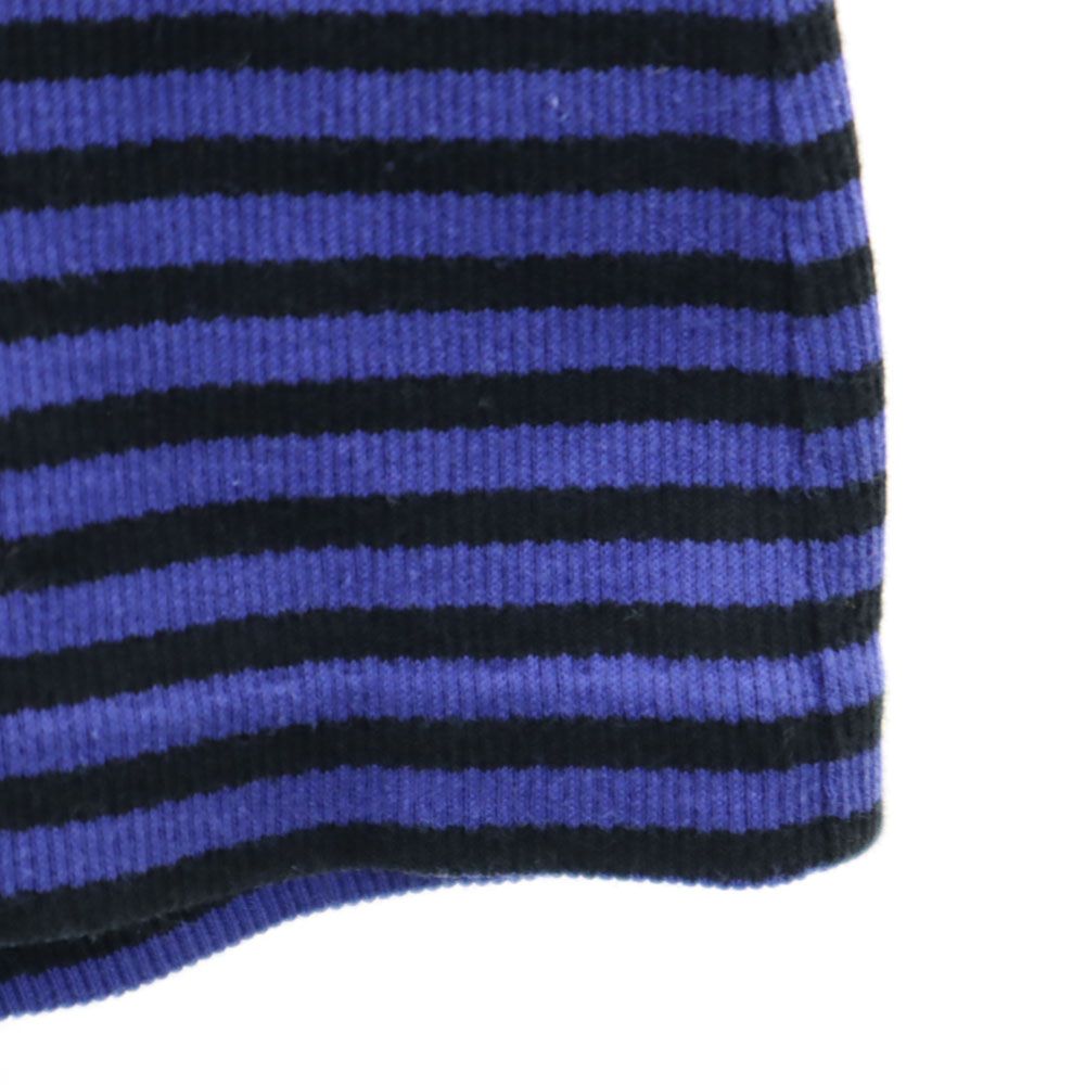 GIVENCHY ジバンシィ 80s 90s オールド ボーダー柄 ノースリーブ タンクトップ 9 パープル Life レディース