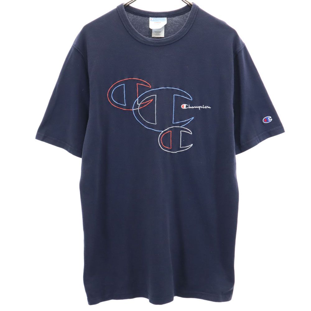 Champion チャンピオン 半袖 Tシャツ L ネイビー メンズ