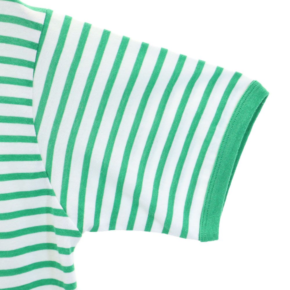 TOWNCRAFT タウンクラフト フリークスストア ボーダー 半袖 Tシャツ F 白×緑 FREAK'S STORE メンズ