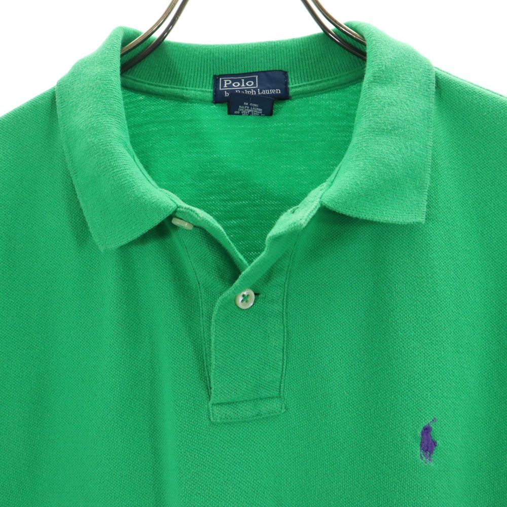 Polo by Ralph Lauren ポロバイラルフローレン 半袖 鹿の子 ポロシャツ XL 18-20 グリーン キッズ
