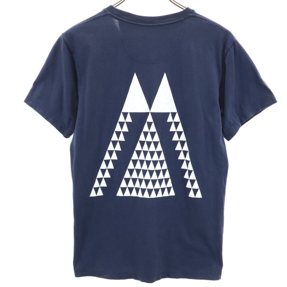 WHITE MOUNTAINEERING ホワイトマウンテニアリング 日本製 プリント 半袖 Tシャツ ネイビー系 メンズ