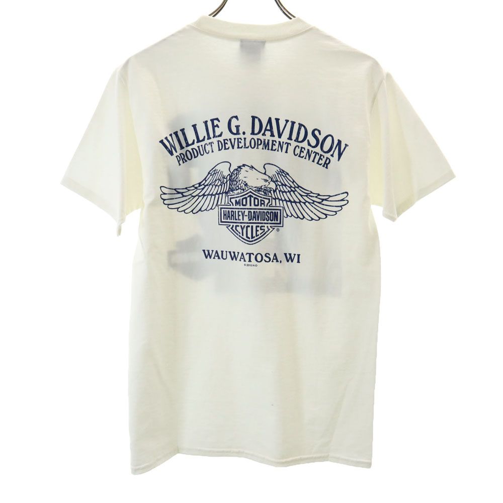 ハーレーダビッドソン 半袖 Tシャツ S ホワイト HARLEY DAVIDSON メンズ