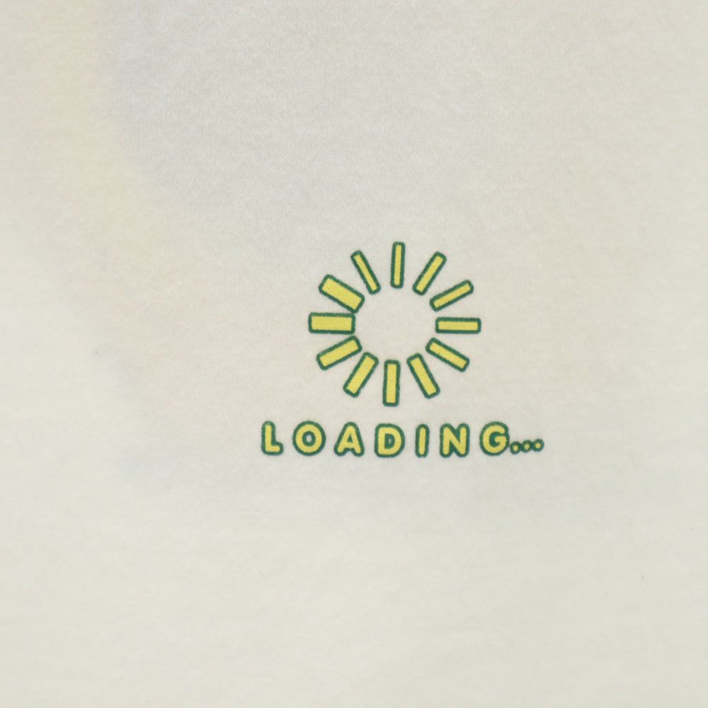 XLARGE エクストララージ プリント 長袖 Tシャツ M ホワイト ロンT メンズ