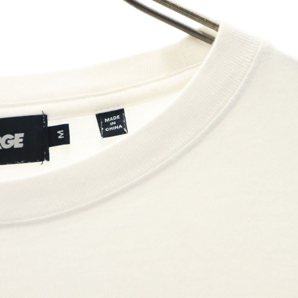 XLARGE エクストララージ プリント 長袖 Tシャツ M ホワイト ロンT メンズ