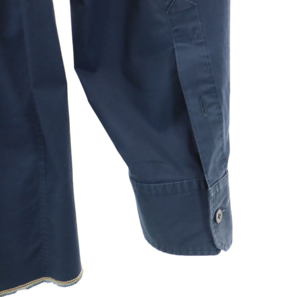 soe ソーイ 長袖 シャツ ネイビー メンズ