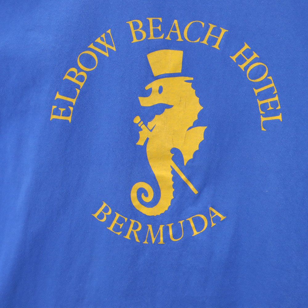 OLD オールド 80s 90s 半袖 Tシャツ ブルー系 メンズ