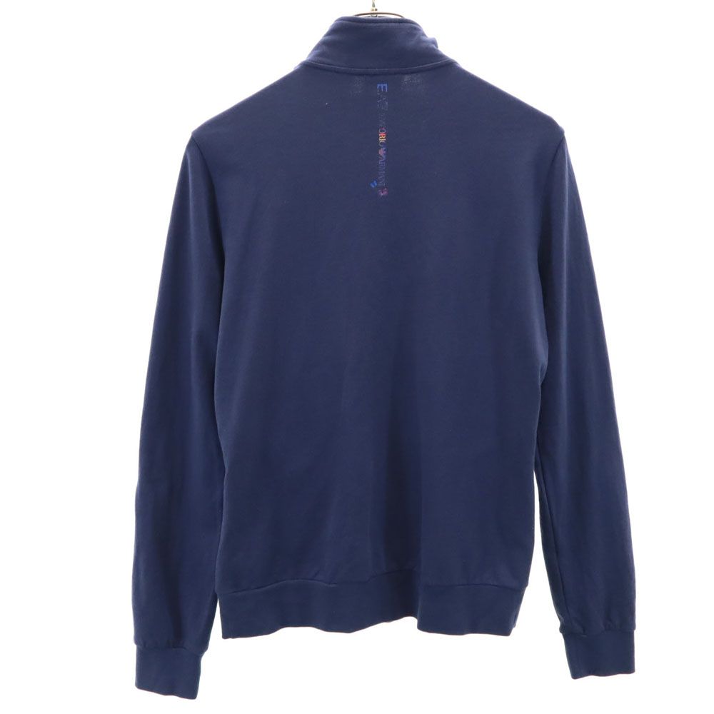 Emporio Armani エンポリオアルマーニ スウェット ブルゾン M ネイビー レディース