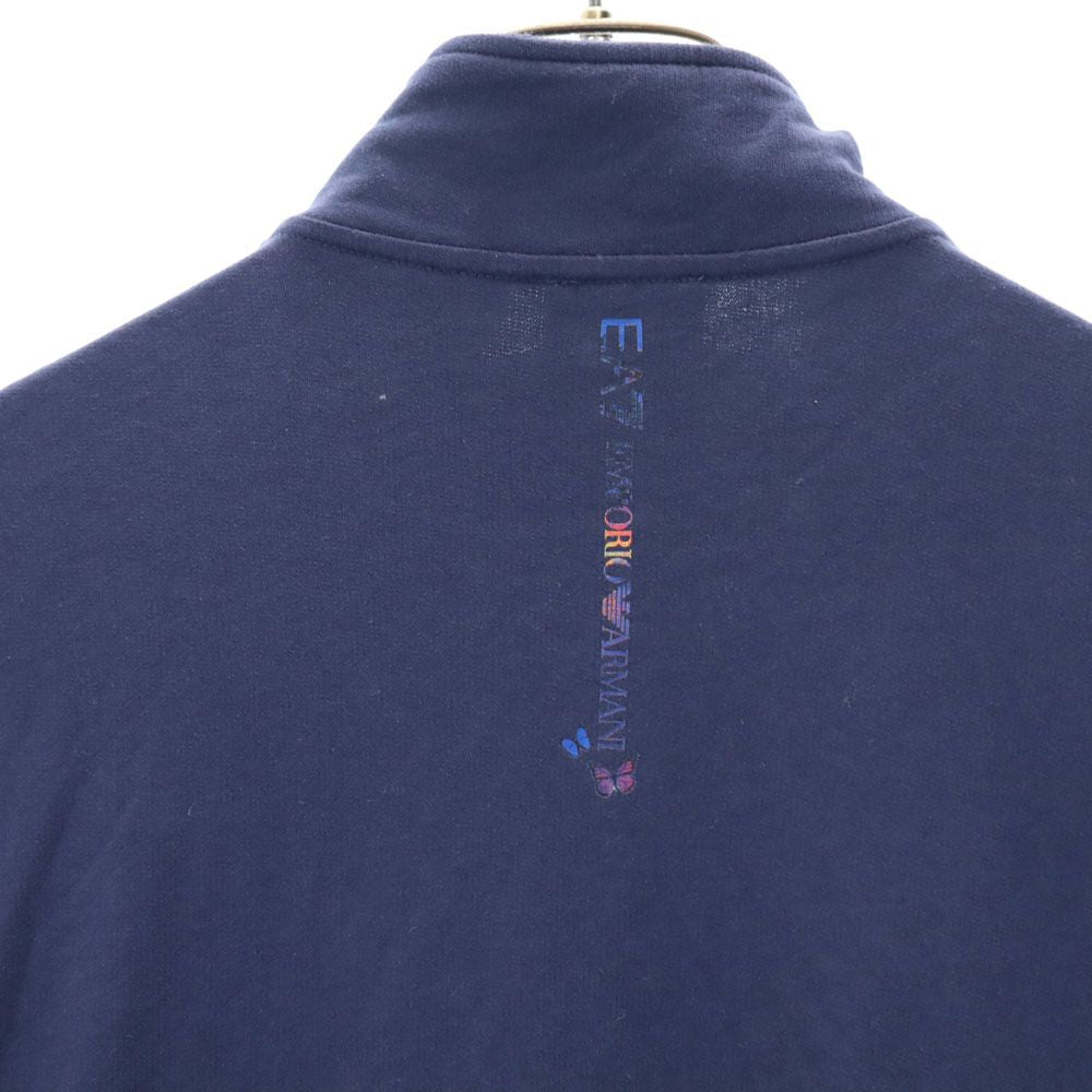 Emporio Armani エンポリオアルマーニ スウェット ブルゾン M ネイビー レディース