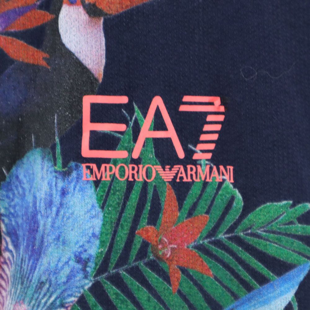 Emporio Armani エンポリオアルマーニ スウェット ブルゾン M ネイビー レディース