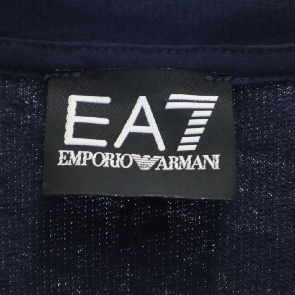 Emporio Armani エンポリオアルマーニ スウェット ブルゾン M ネイビー レディース