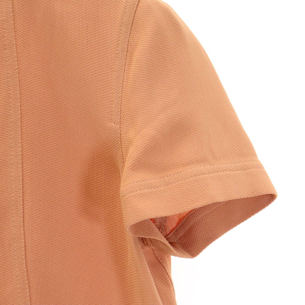 Emporio Armani エンポリオアルマーニ 90s 未使用 イタリア製 半袖 オールド ヴィンテージ パンツスーツ 上下 セットアップ 38/40 ベージュ ロングパンツ タグ付き レディース