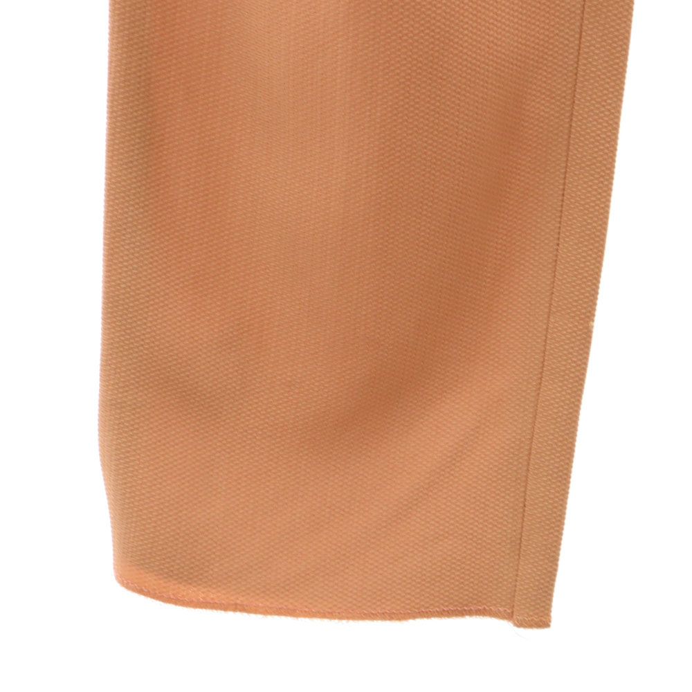 Emporio Armani エンポリオアルマーニ 90s 未使用 イタリア製 半袖 オールド ヴィンテージ パンツスーツ 上下 セットアップ 38/40 ベージュ ロングパンツ タグ付き レディース