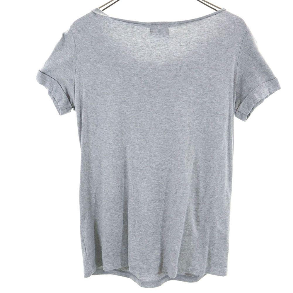 LANVIN en Bleu ランバンオンブルー 日本製 半袖 Tシャツ 38 グレー レディース