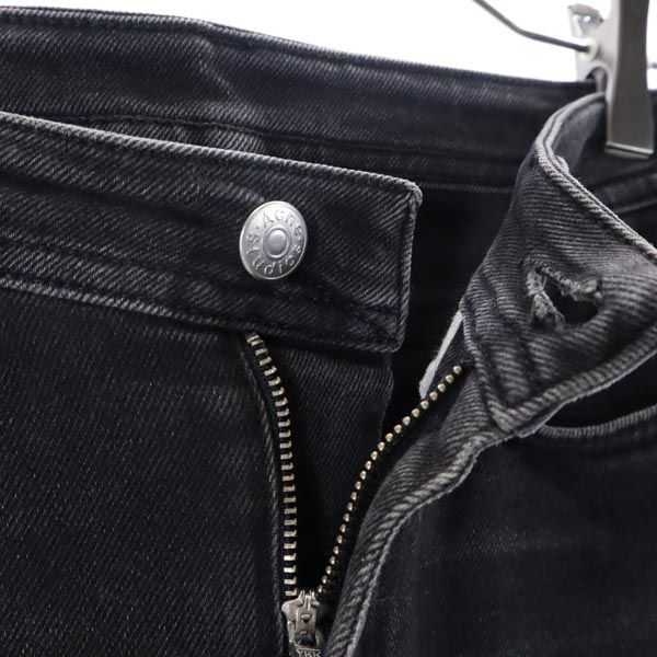 ACNE STUDIOS アクネストゥディオズ テーパードデニムパンツ w24 ブラック系 ジーパン レディース